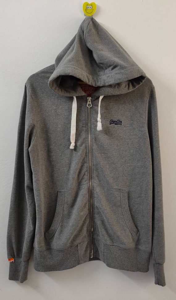 Superdry the Label Zipper Hoodie XL Etsy