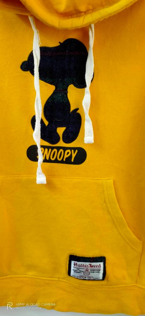 Peanuts Snoopy X Harris Tweed authority hoodie pu… - image 7