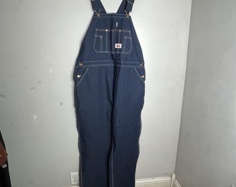 NWT Vintage Round House American Made Carpenter Jeans Mens 40x32 Blue Denim USA