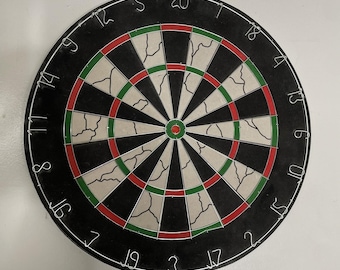 90s Vintage Retro Professional Dart Board Double Sided
