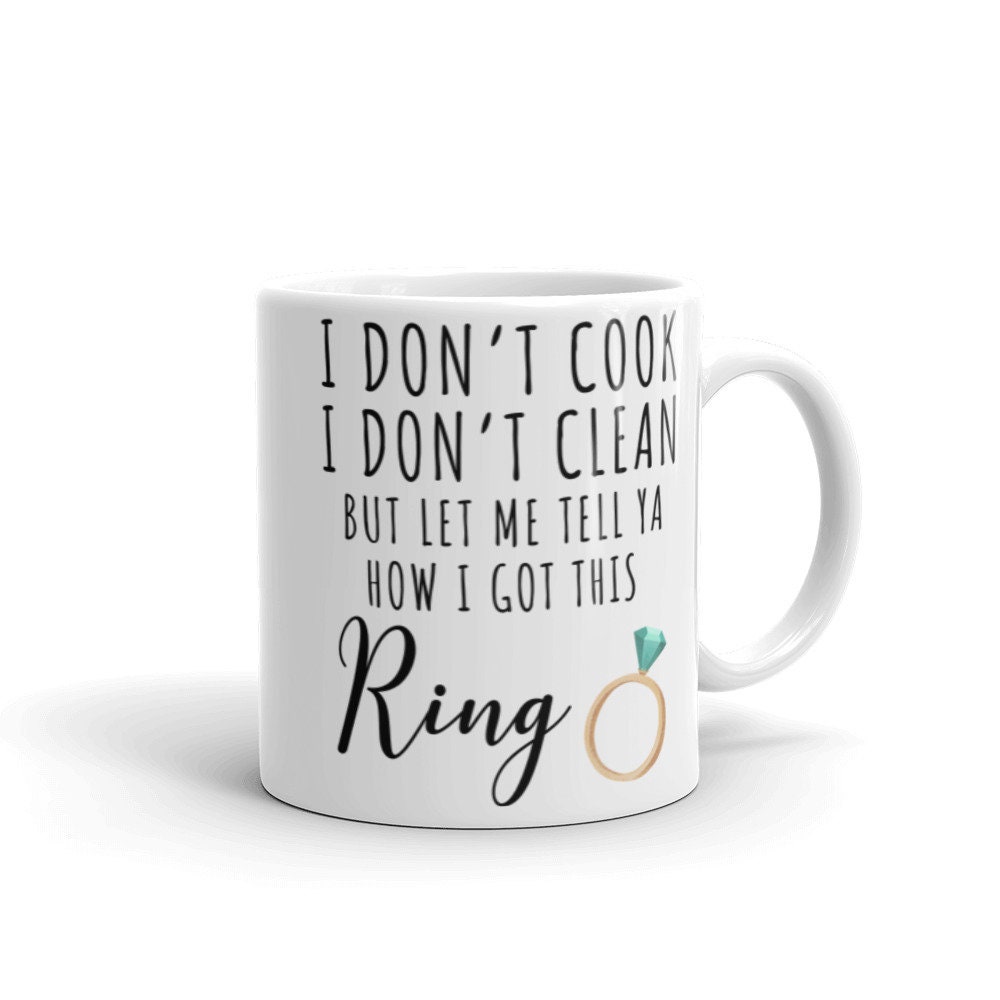 Funny Engagement Mug Engagement Gift Engagement Gift Idea Etsy