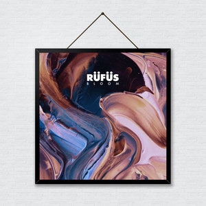 Rufus Du Sol poster - Bloom album cover print, Dance music poster, EDM wall art, Album cover posters