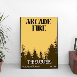 Arcade Fire Poster: 2010 Suburbs Tour, Madison Square Garden