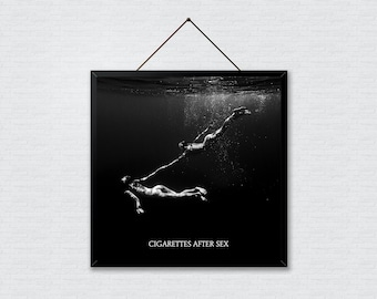Cigarettes After Sex poster, CAS Heavenly art - Album cover poster,Indie poster, Music wall art