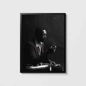 Poster di John C., icone del jazz, stampa jazz canonica, arte jazz, ritratto di leggenda della musica