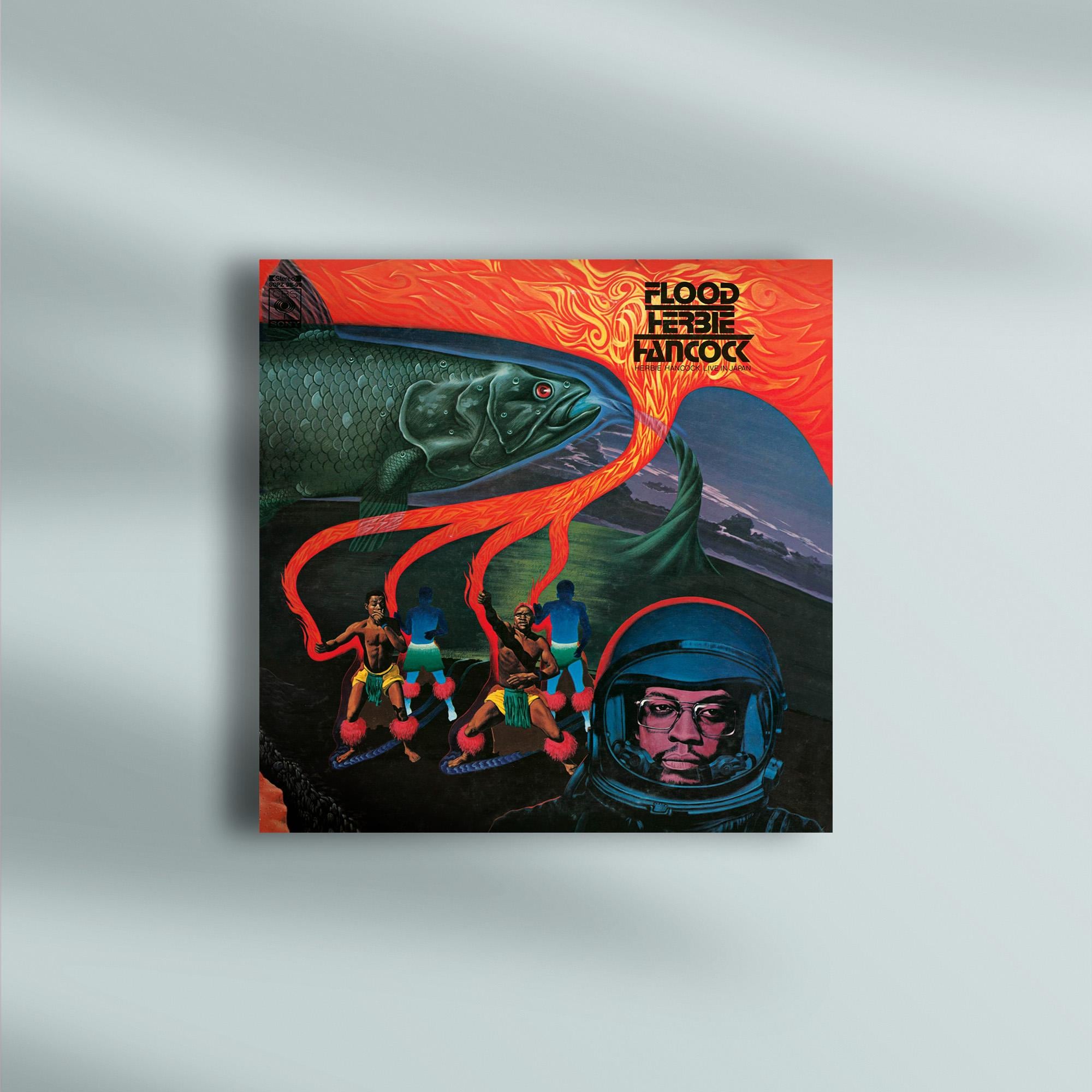 Herbie Hancock Flood Poster: Psychedelic Jazz Album Art Print - Etsy