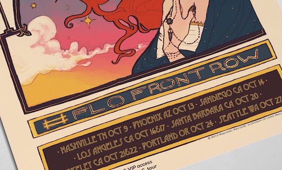 Florence and the Machine 2015 US Tour Poster: Indie Rock Art - Etsy
