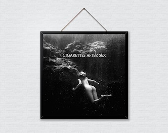 Cigarettes After Sex poster, CAS band print, Indie pop lover poster, Dream pop art, Music wall decor