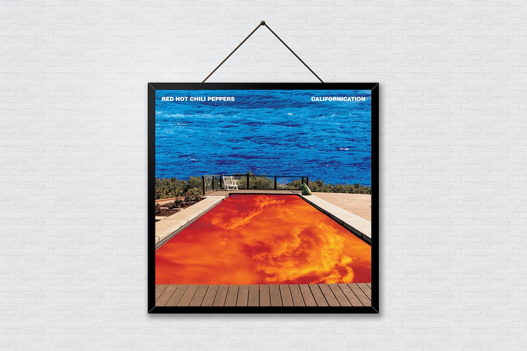 Poster Toile « Californication - Red Hot Chili Peppers » - 30 X 45 Cm - Déco Murale Imperméable - Cadeau Musical - 4