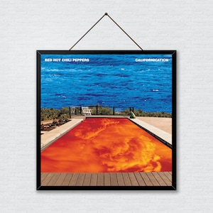 Impressão da capa do álbum Californication do Red Hot Chili Peppers