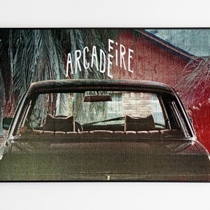 Arcade Fire &#39;The Suburbs&#39; Album Art Poster: Indie Rock Wall Art