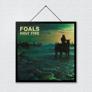 Póster de Foals, póster de la portada del álbum Foals Holy Fire, póster de rock and roll, pósteres de portadas de álbumes