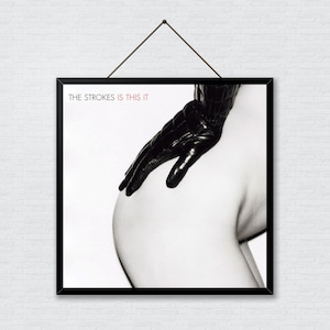Póster de la portada del álbum Is This It de The Strokes, versión original, impresión de fan de The Strokes, arte de pared de indie rock, colección de música
