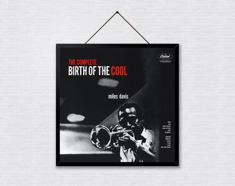 Póster de 'El nacimiento de' de Miles Davis: portada del álbum de jazz