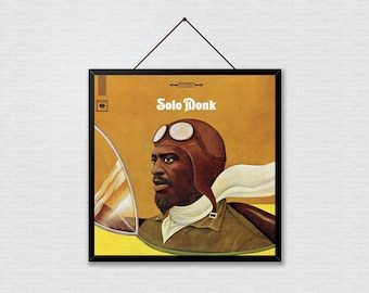 Thelonious Monk 'Solo Monk' Album Cover Poster: Classic Jazz Art Print