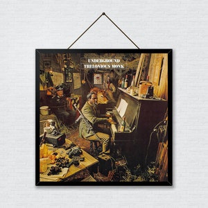 Póster de portada del álbum Thelonious Monk Underground, carátula de álbum de jazz clásico, impresión de jazz, leyendas del jazz, decoración de habitación para amantes de la música