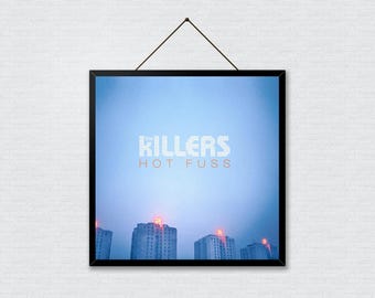 The Killers Hot Fuss Album Cover Art Print: Indie Rock Wall Decor