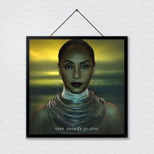 Sade Adu &#39;Soldier Of Love&#39; Album Cover Art Print