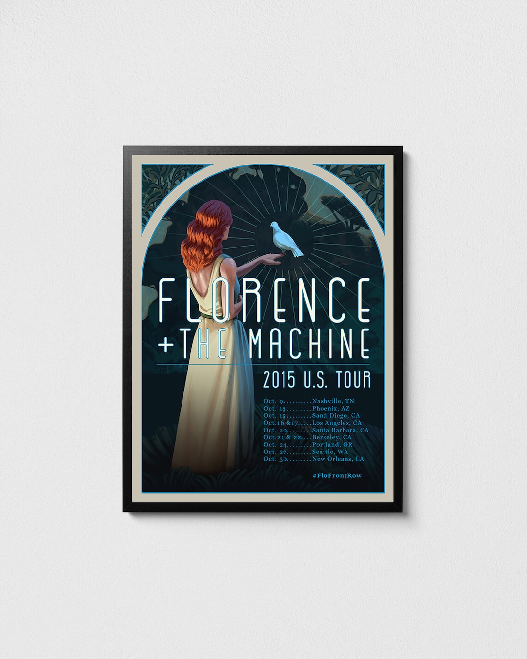 Florence and the Machine Poster, Florence Welch Print, Indie Rock