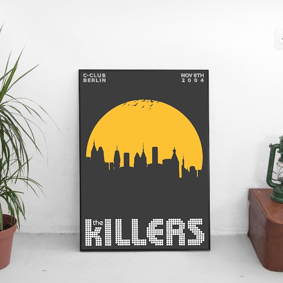 The Killers Concert Poster - Berlin, 2004, Indie Rock Posters