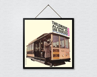 Thelonious Monk - Alone in San Francisco Album Cover Poster