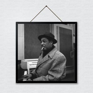 Duke Ellington vintage poster – Iconic jazz musicians wall decor, Jazz print, Music poster