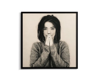 Björk ビョーク ポートレートポスター 若きビョークのポートレートポスター - デビューアルバムの