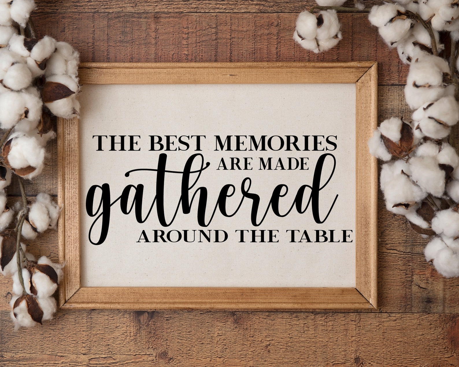 The Best Memories Are Gathered Around the Table SVG Etsy Canada