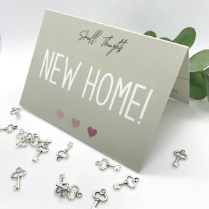 Biglietto di auguri per la nuova casa in formato A7 fatto a mano, biglietto di congratulazioni per l'inaugurazione della nuova casa, biglietto per la nuova casa, biglietto per la prima casa, biglietto per la casa dolce casa, biglietto di auguri per la nuova casa
