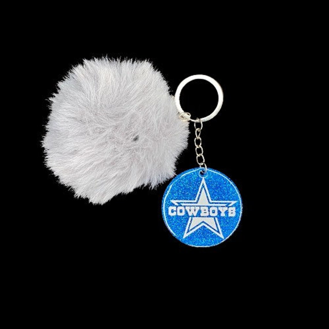 Dallas Cowboys Keychain Dallas Cowboys Accessories Acrylic Etsy