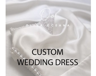 Custom Wedding Dress for Grace Susilo / Exclusive Design Bridal Dress / Personalized Design Follow Bride's Request