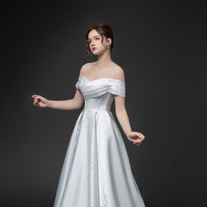 Miley Brautkleid / Hochzeitskleid / Perlenkleid / Geschenk für Braut OOA116 Bild 1