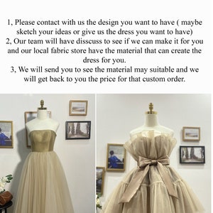 Custom Wedding Dress for Hannah Pavelka / Exclusive Design Bridal Dress / Personalized Design Follow Bride's Request image 3