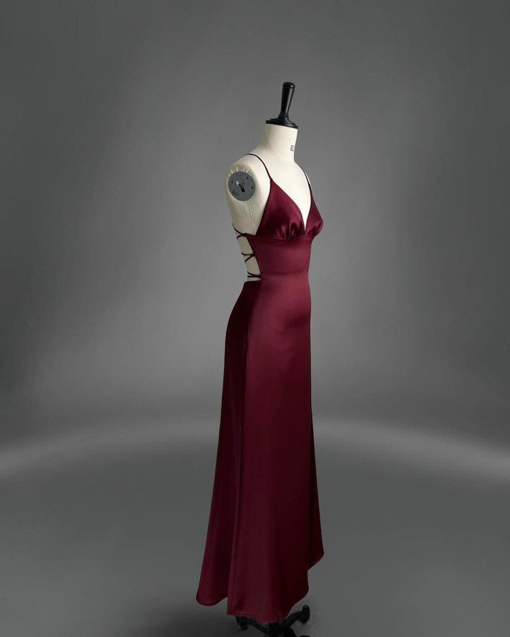 princess polly baby blue dress Jenny Yoo Collection Womens Strapless Long Burgundy Bridesmaid Dress Size  12 main image 0