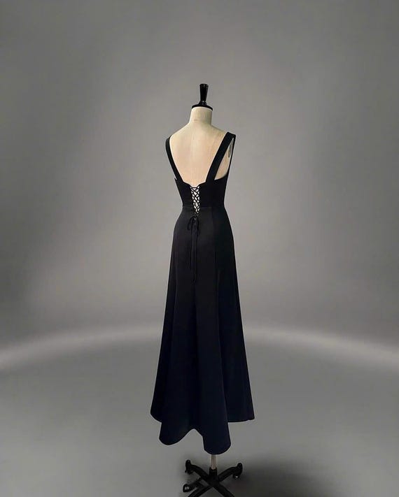 Black Corset Satin Gown With Lace-up Back | Handmade Asymmetrical Hem Evening Dress With Sweetheart Neckline DOO034 - Etsy Black Corset Satin Gown With Lace-up Back | Handmade Asymmetrical Hem Evening Dress With Sweetheart Neckline DOO034 - Etsy