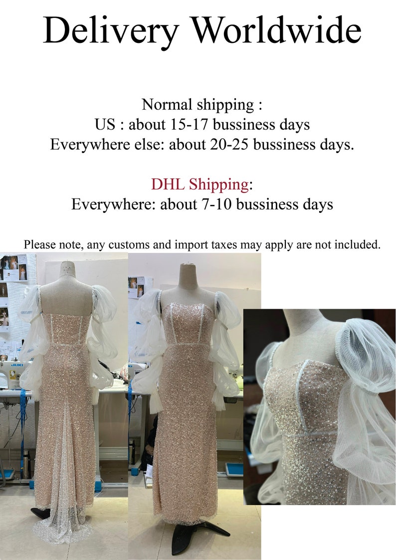 Custom Wedding Dress for Hannah Pavelka / Exclusive Design Bridal Dress / Personalized Design Follow Bride's Request image 8