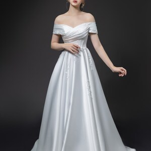 Miley Brautkleid / Hochzeitskleid / Perlenkleid / Geschenk für Braut OOA116 Bild 2