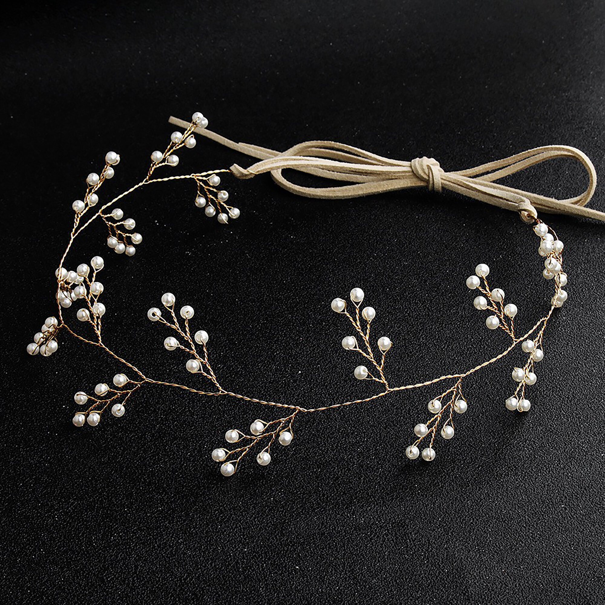 Silver Leaf Headband / Silver Leaf Headpiece / Leaf Weeding Etsy