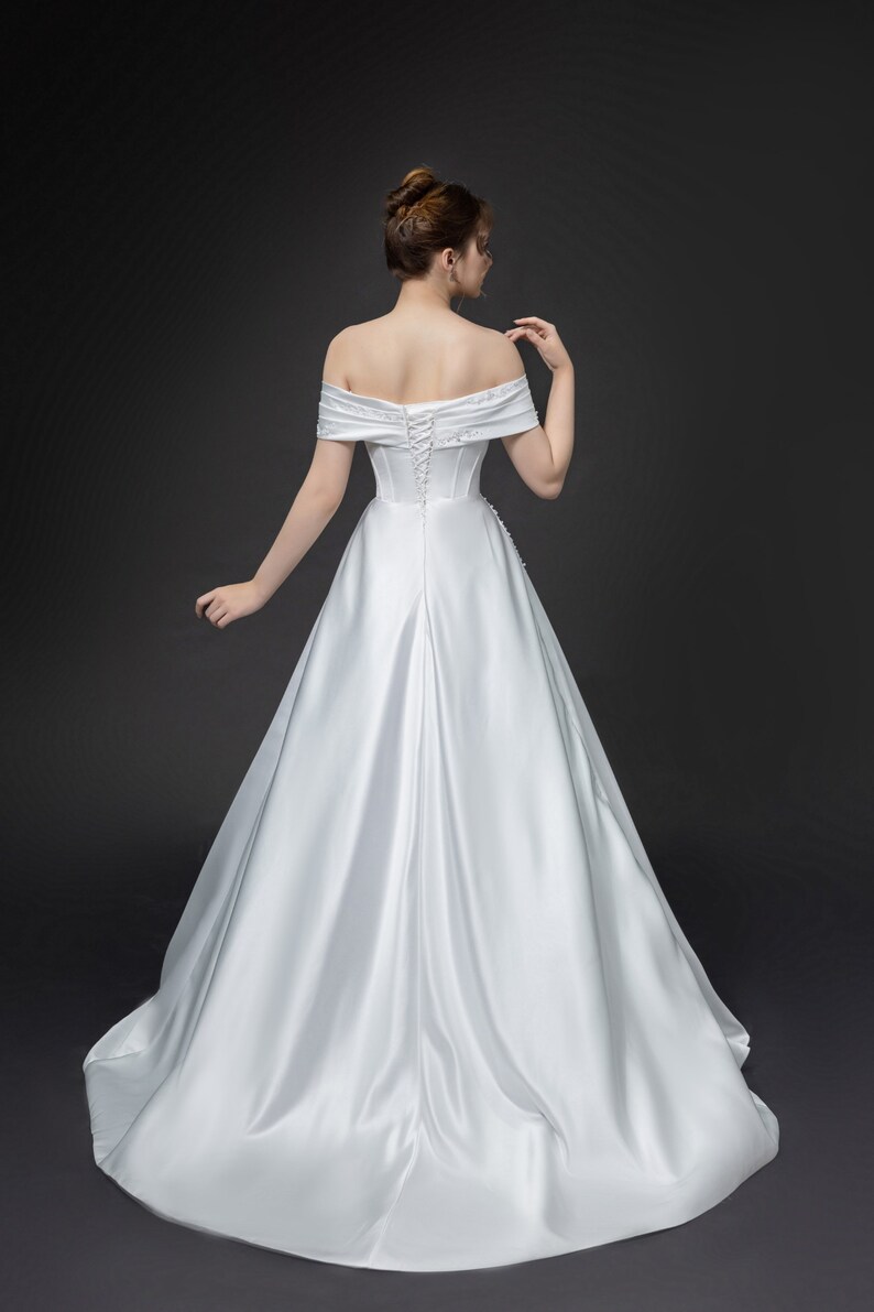 Miley Brautkleid / Hochzeitskleid / Perlenkleid / Geschenk für Braut OOA116 Bild 6