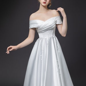 Miley Brautkleid / Hochzeitskleid / Perlenkleid / Geschenk für Braut OOA116 Bild 3