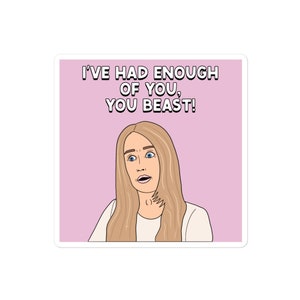 Real Housewives of Beverly Hills, RHOBH, Kim Richards Magnet, You Beast, Bravo Gift, Real Housewives Gift, Reality tv