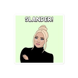 Real Housewives of Beverly Hills, RHOBH, Ericka Jayne Magnet, Slander, Bravo Gift, Real Housewives Gifts