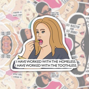 Real Housewives of Beverly Hills, RHOBH, Kathy Hilton Sticker, Bravo Gift, Real Housewives Gifts, gift for her, pop culture, reality tv