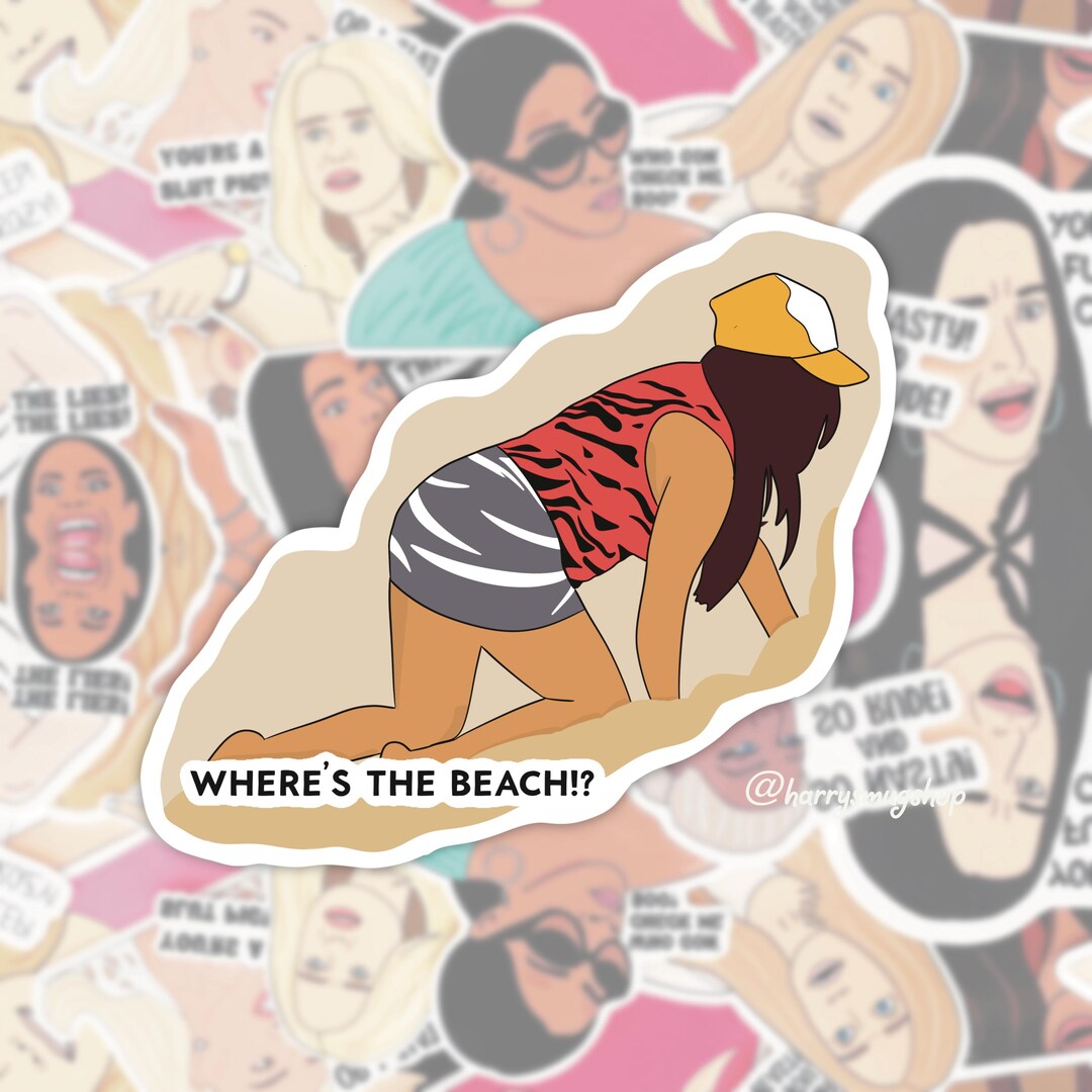 Snookie Sticker Jersey Shore Sticker, Snooki Sticker, Where’s the Beach, Water ...