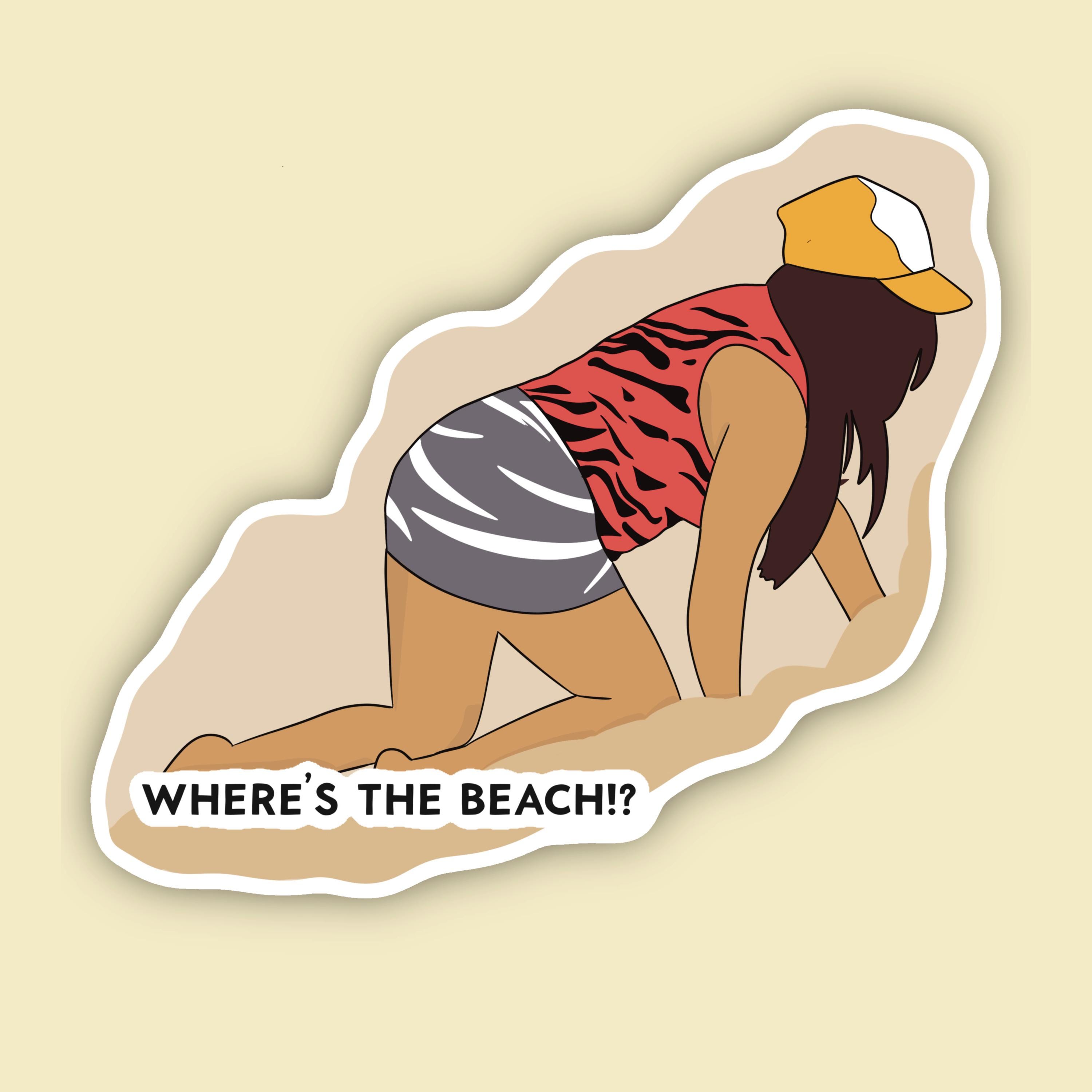Snookie Sticker Jersey Shore Sticker, Snooki Sticker, Where’s the Beach, Water ...