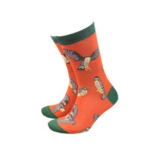 Men&#39;s Owl Bamboo Socks