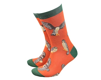 Men's Owl Bamboo Socks