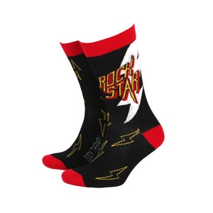 Calcetines de estrella de rock