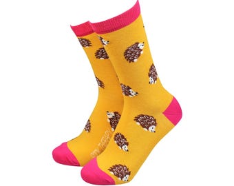 Women's Hedgehogs Bamboo Gift Socks by Sock Therapy