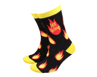 Hot Husband - Men's Bamboo Novelty Socks by Sock Therapy